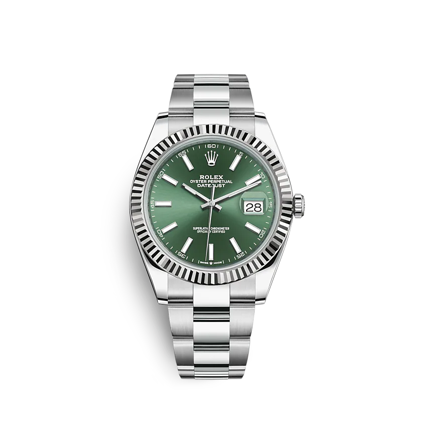Rolex Datejust 126334 41mm Mint green