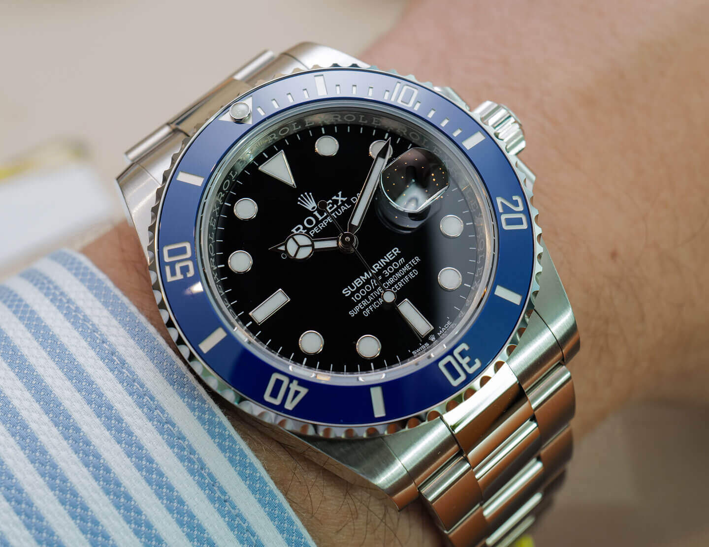 Swiss Rolex Submariner Date 126619LB Black