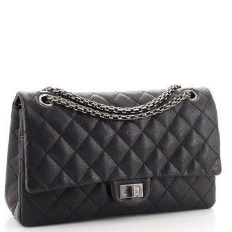Chanel Reissue 2.55 Flap Bag Quilted Caviar 226