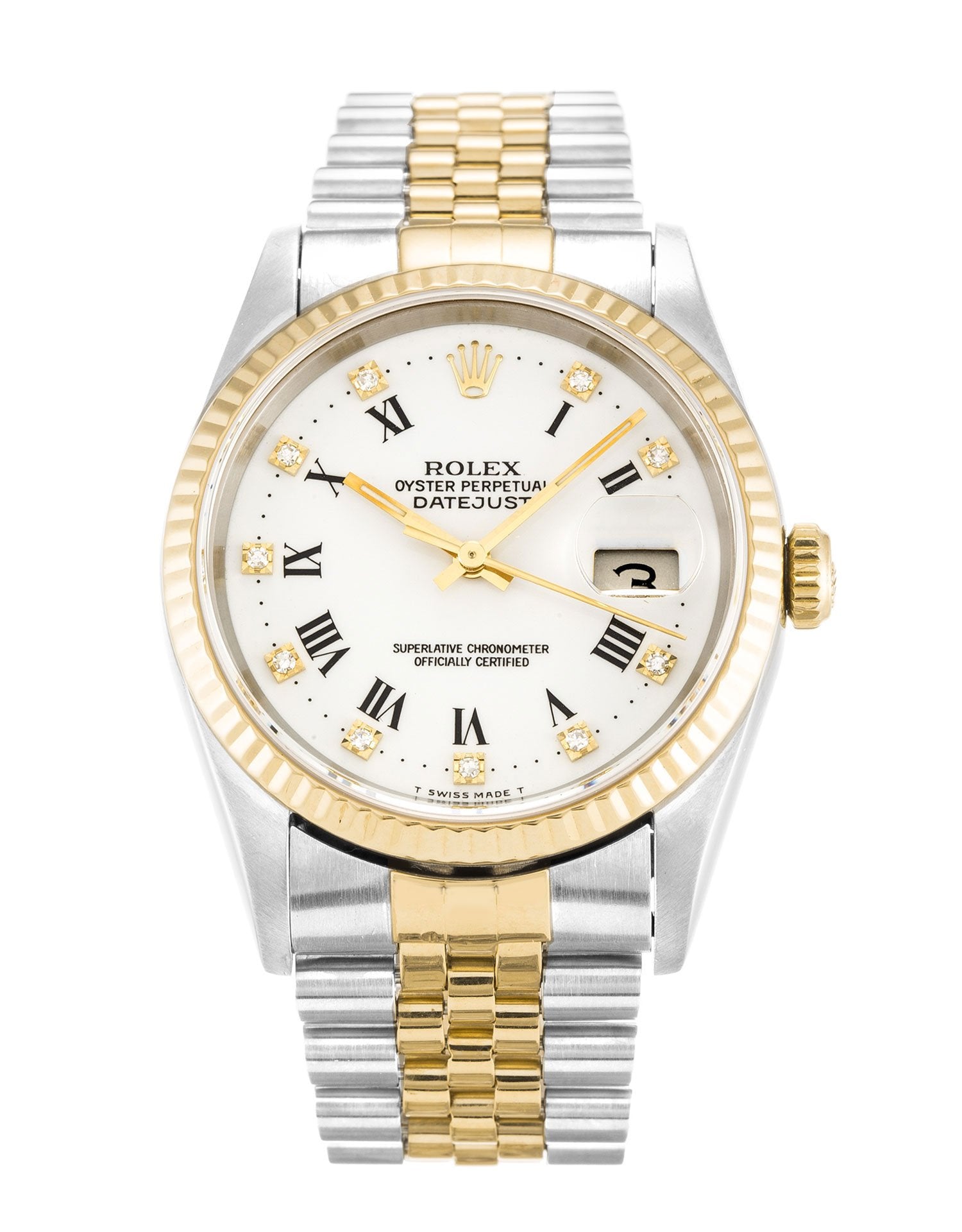 Rolex Datejust White Dial 16233