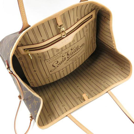 LV M40157 Neverfull GM Shoulder Bag Monogram Canvas