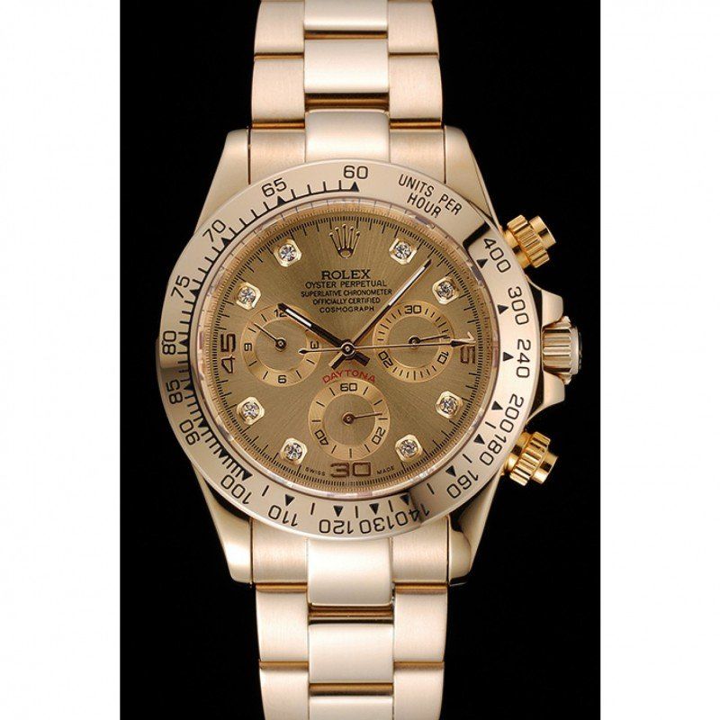 Replica Rolex Daytona 39mm Gold Dial 1454245