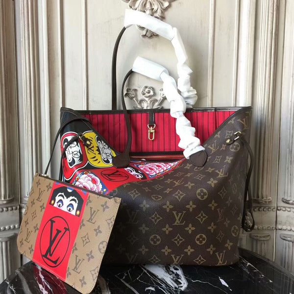 LV Neverfull MM M43499 Monogram Canvas