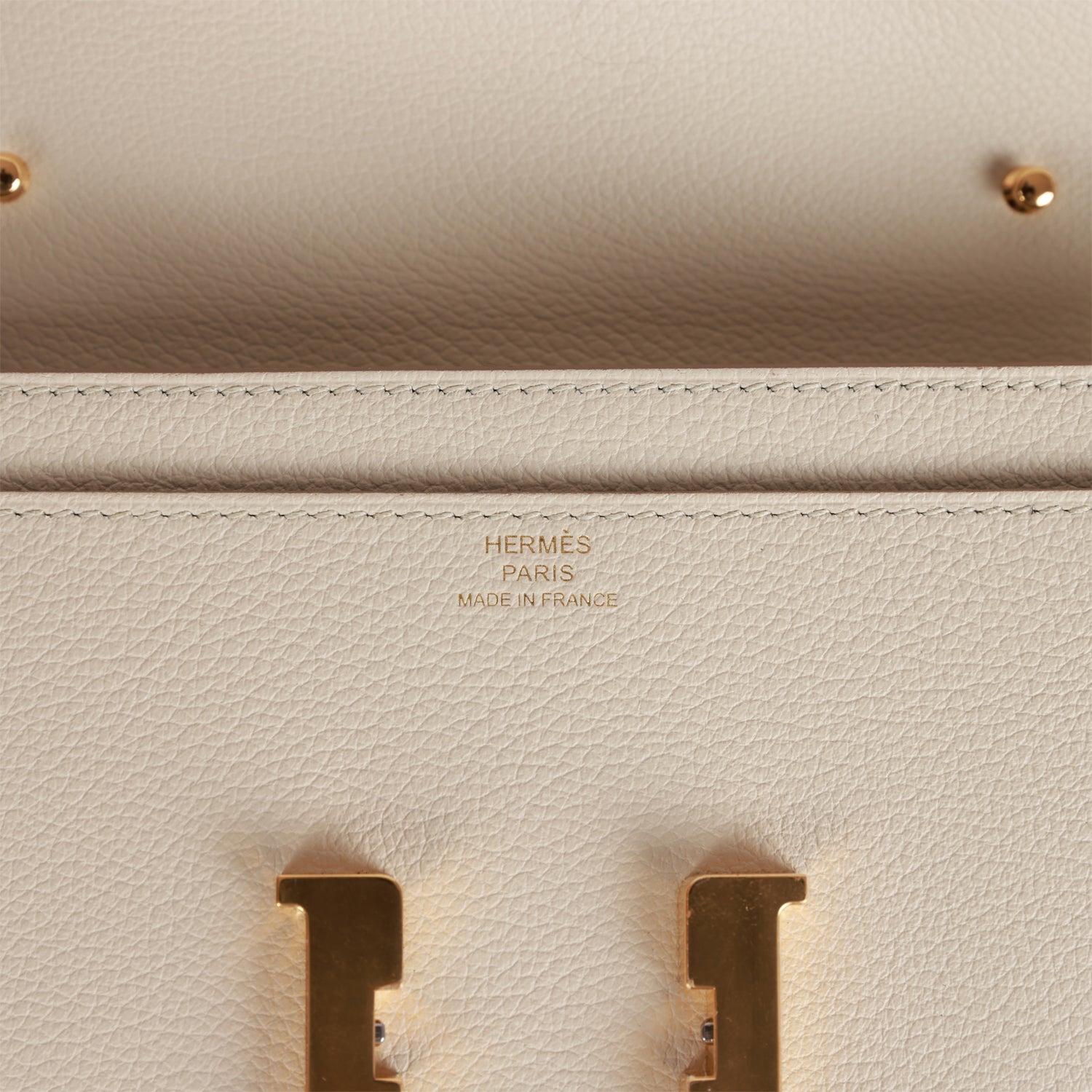 Hermès Constance Wallet To Go Beton Evercolor Gold Hardware