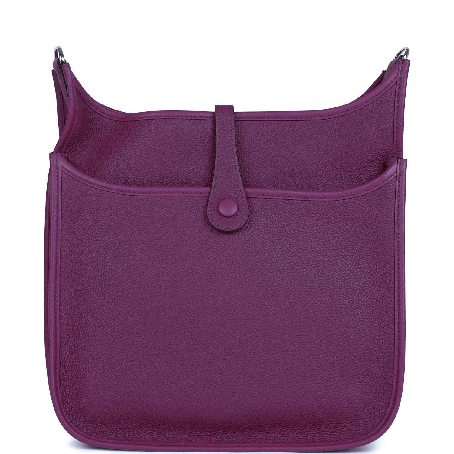 Hermès Evelyne III PM Anemone Clemence Palladium Hardware