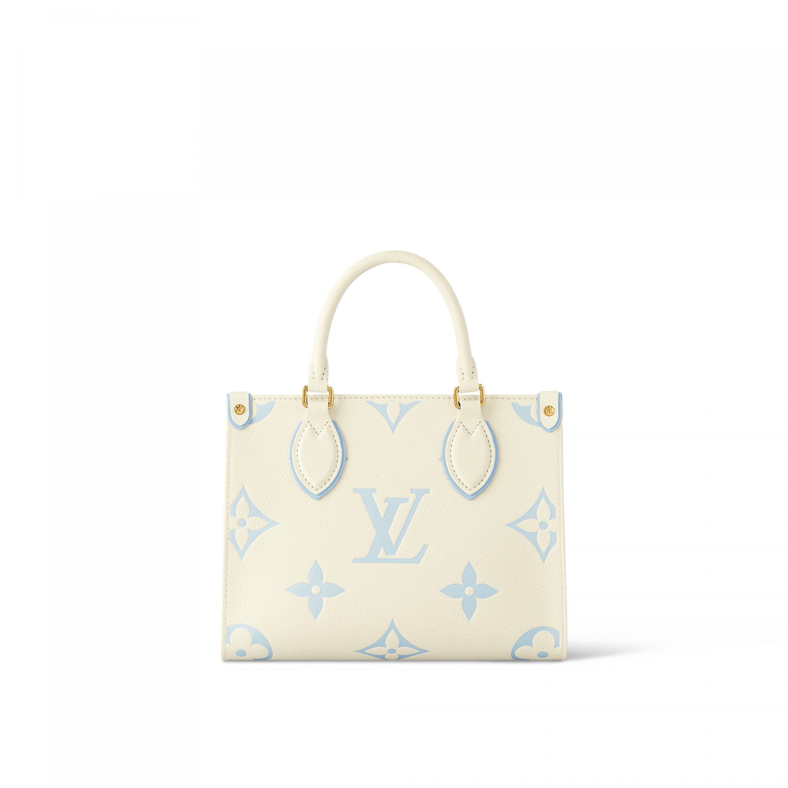 Louis Vuitton M46833 OnTheGo PM Latte/Candy Blue