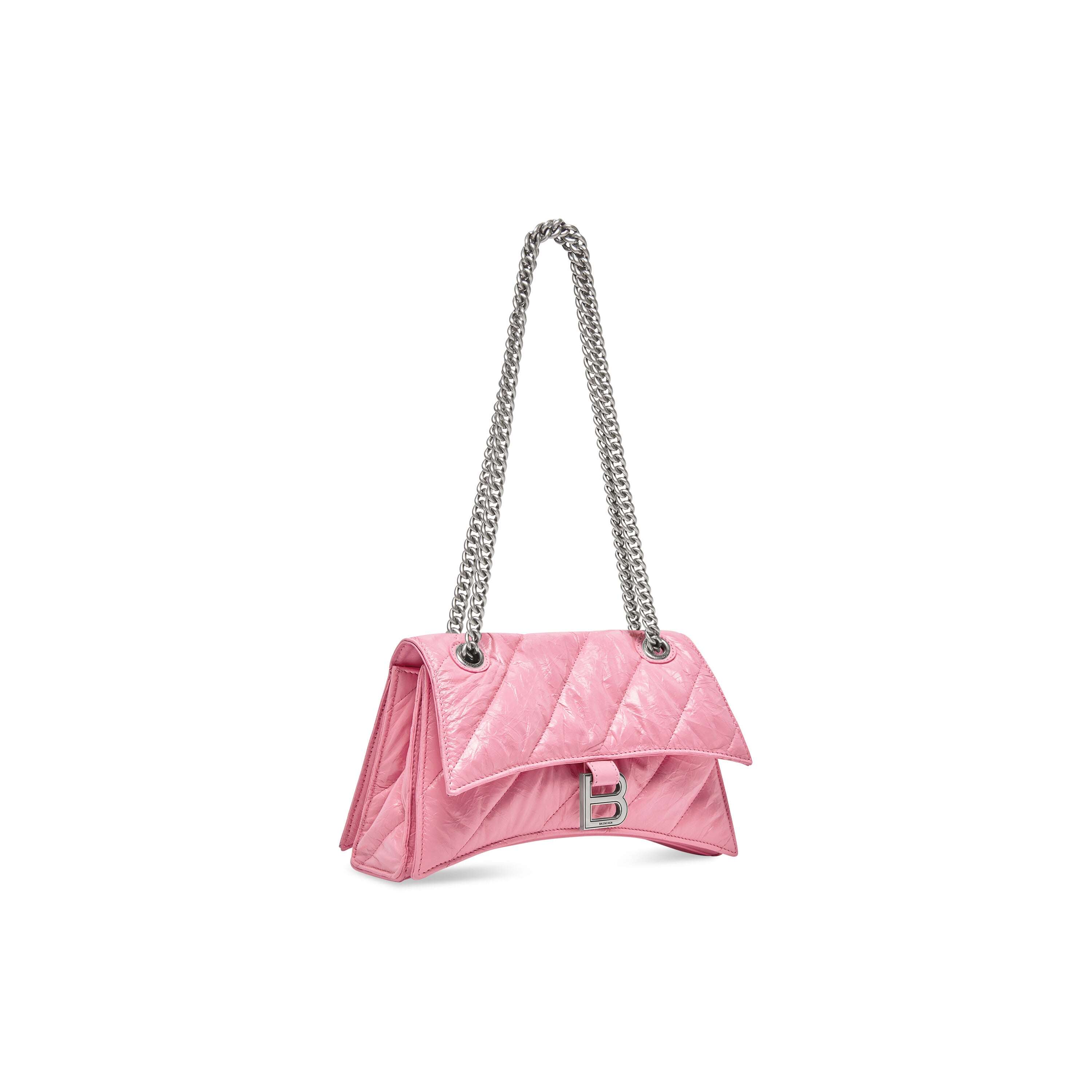 WOMEN'S CRUSH SMALL CHAIN BAG QUILTED IN PINK
