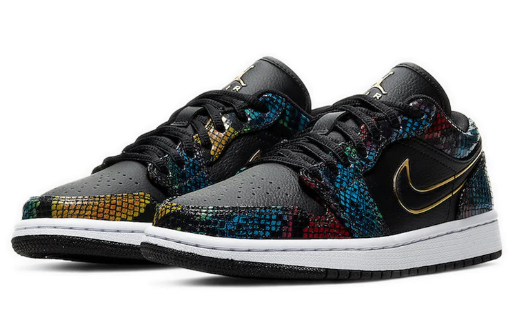 (WMNS) Air Jordan 1 Low 'Multi Snakeskin' CW5580-001