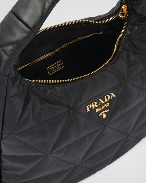 Prada Large. topstitched nappa-leather bag