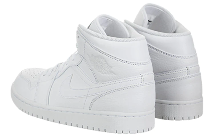 Air Jordan 1 Mid 'Triple White 2018' 554724-109