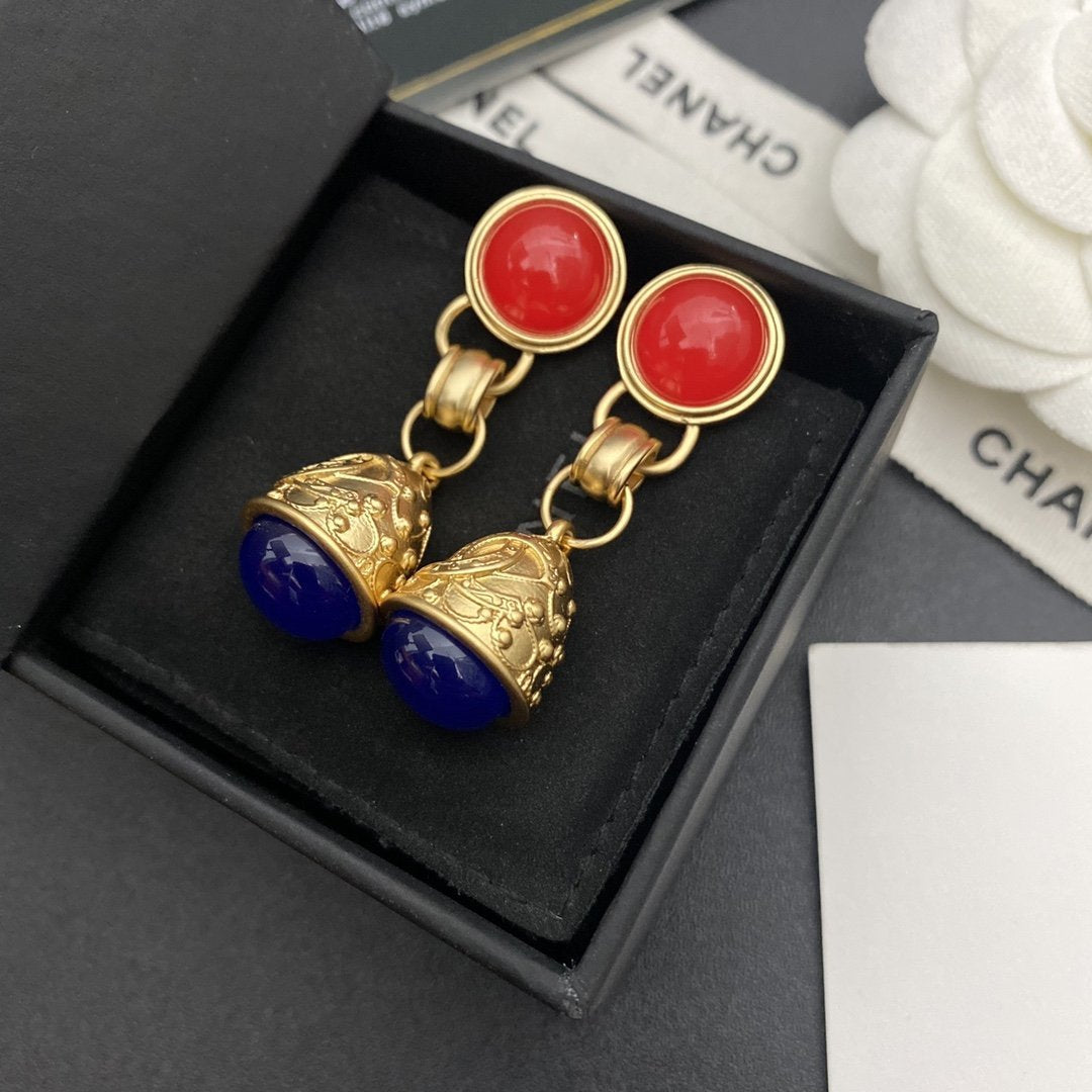 Retro French Bell Earrings