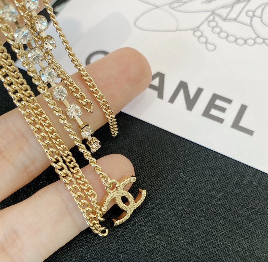 Luxury Rhinestone Long Earrings