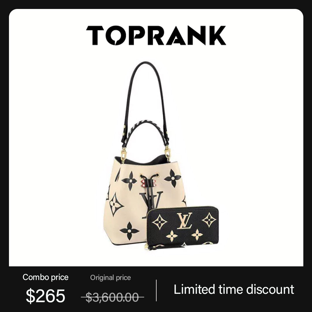 LV Neo Noe Claim Long Wallet 2 Piece Set Value Ref: M56889 + M80481