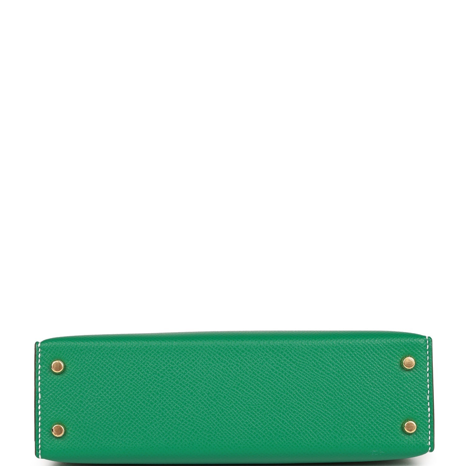 Hermès Special Order (HSS) Kelly Sellier 20 Vert Jade and Craie Epsom Gold Hardware