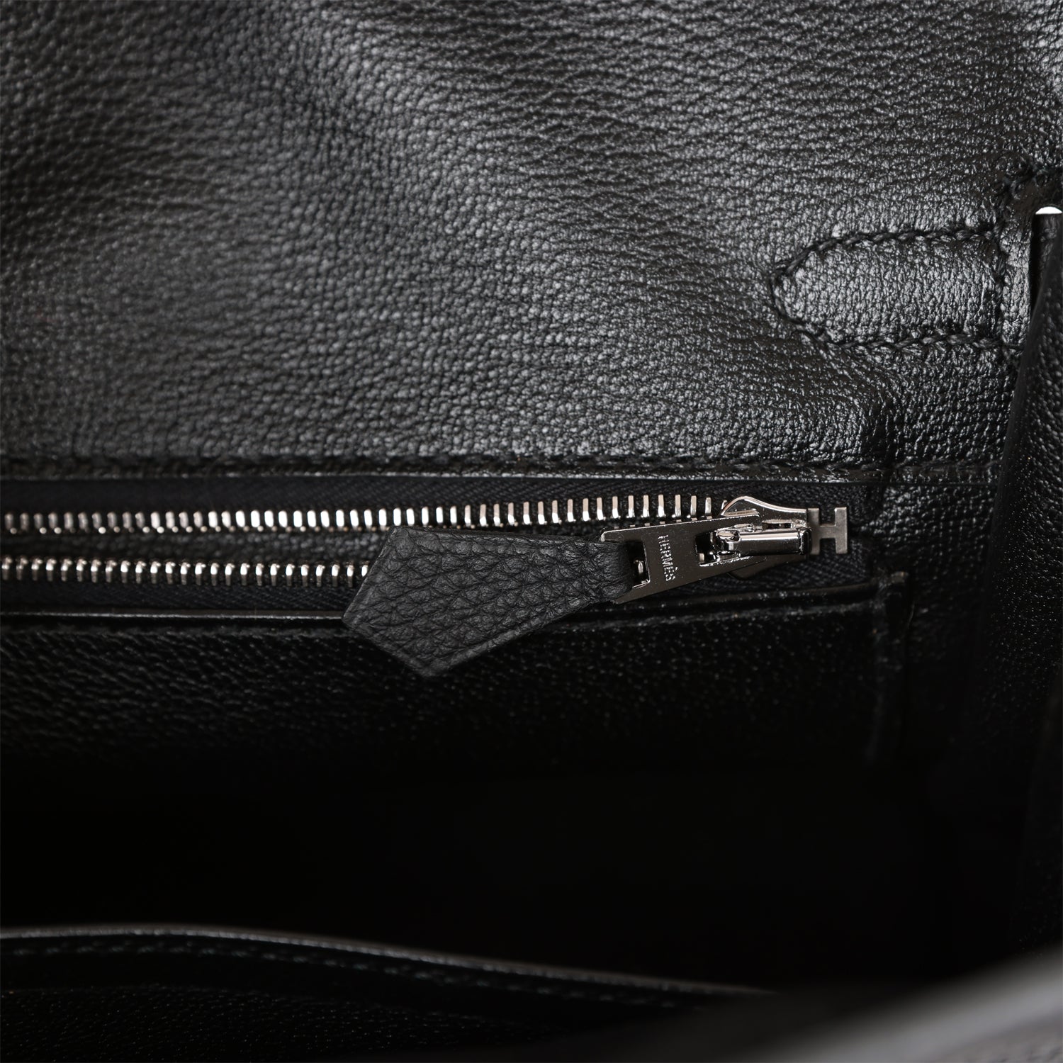 Hermès Birkin 25 Black Togo Palladium Hardware