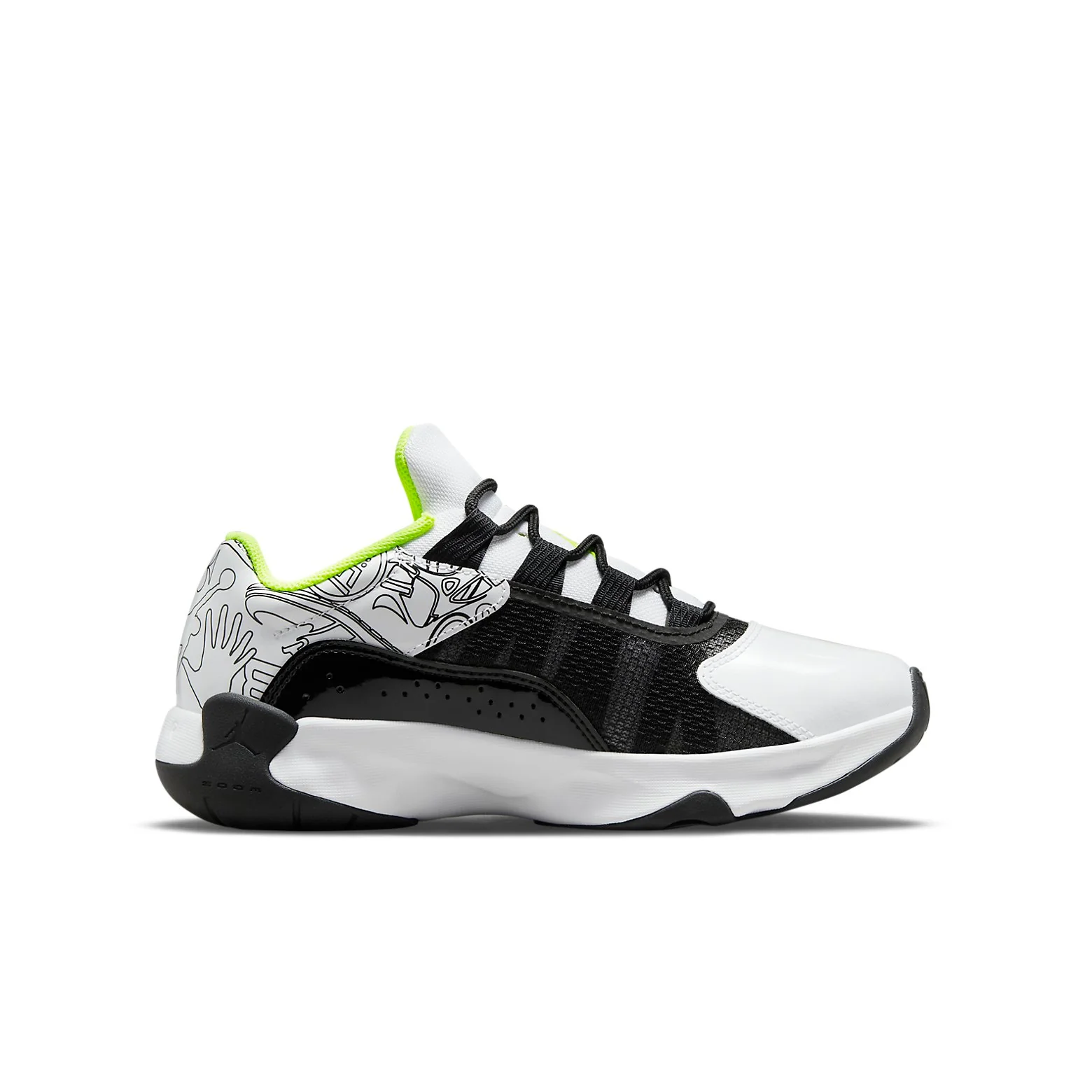 (GS) Air Jordan 11 CMFT Low SE 'White Volt' DM3397-100