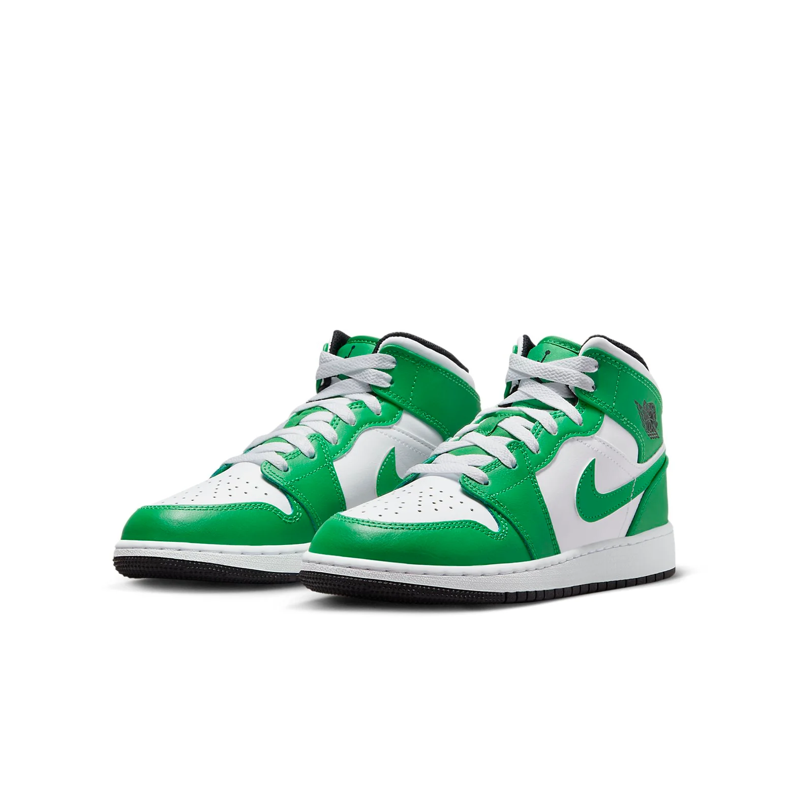 (GS) Air Jordan 1 Mid 'Lucky Green' DQ8423-301