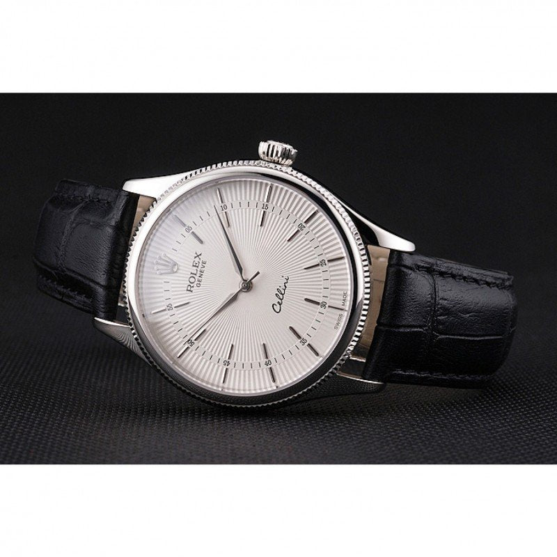 Superclone Rolex Cellini 38mm White Dial REP016805