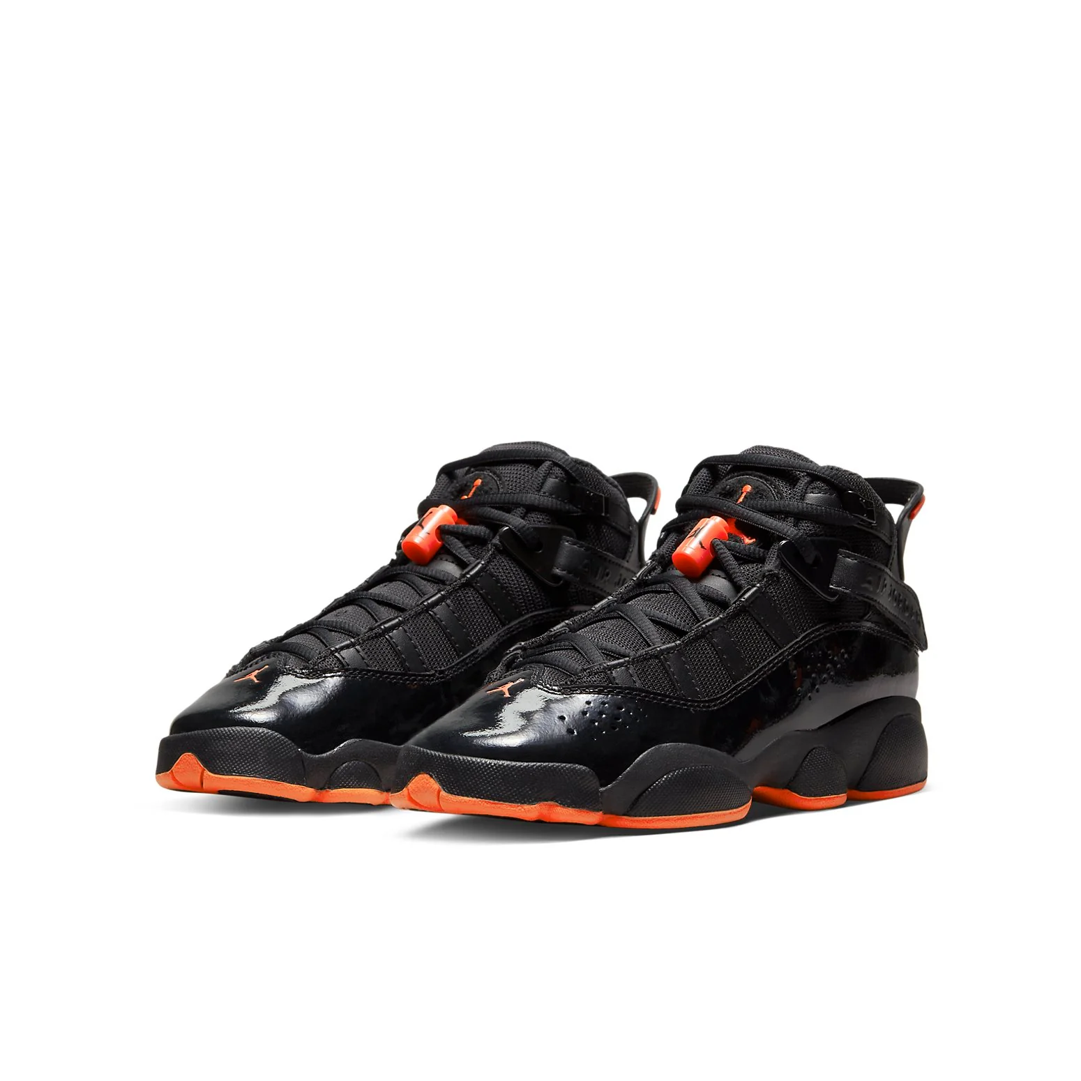 (GS) Air Jordan 6 Rings 'Black Infrared' 323419-066