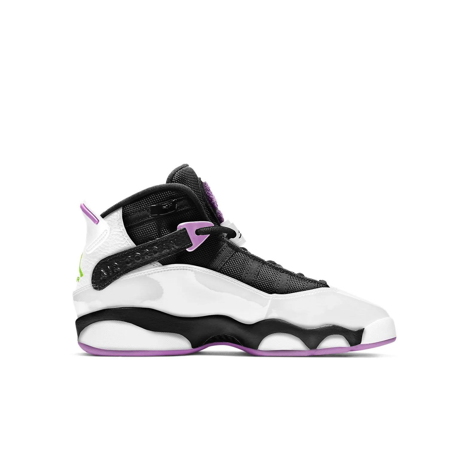 (GS) Air Jordan 6 Rings 'White Light Purple' 323419-150