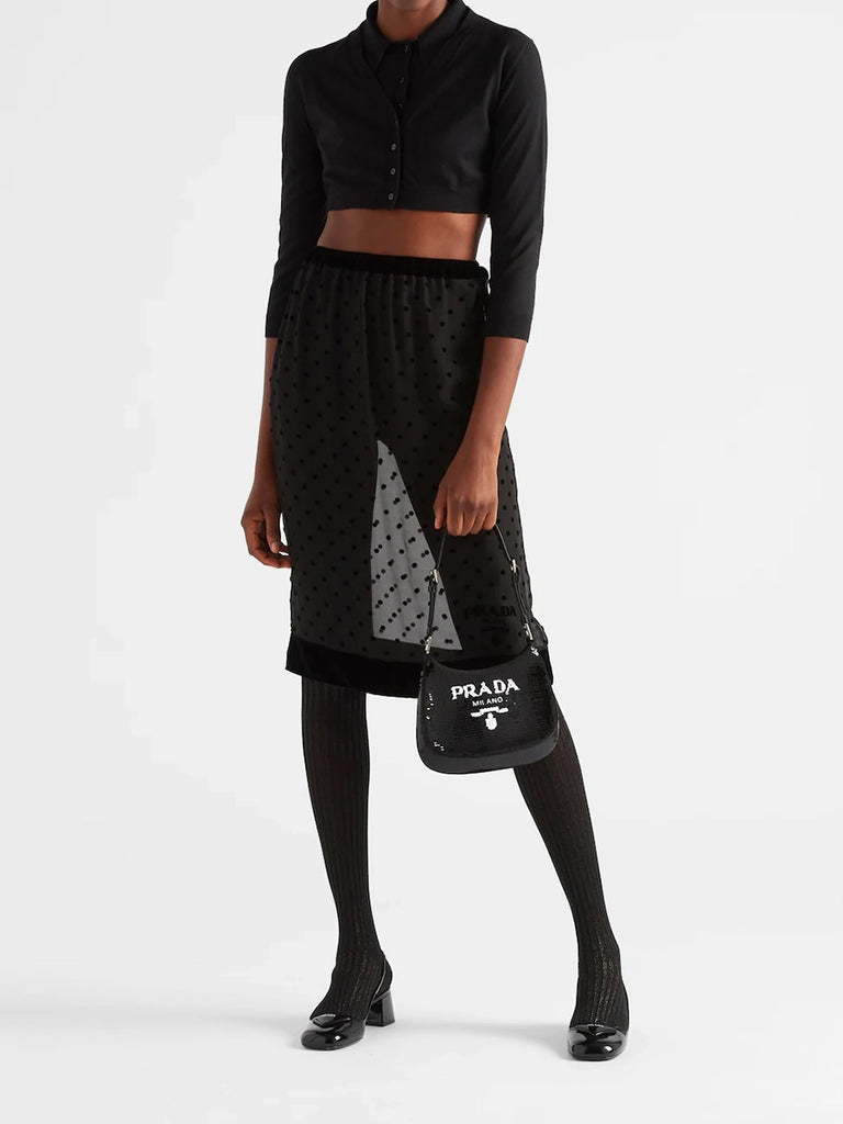 Prada Cleo Sequinned Bag