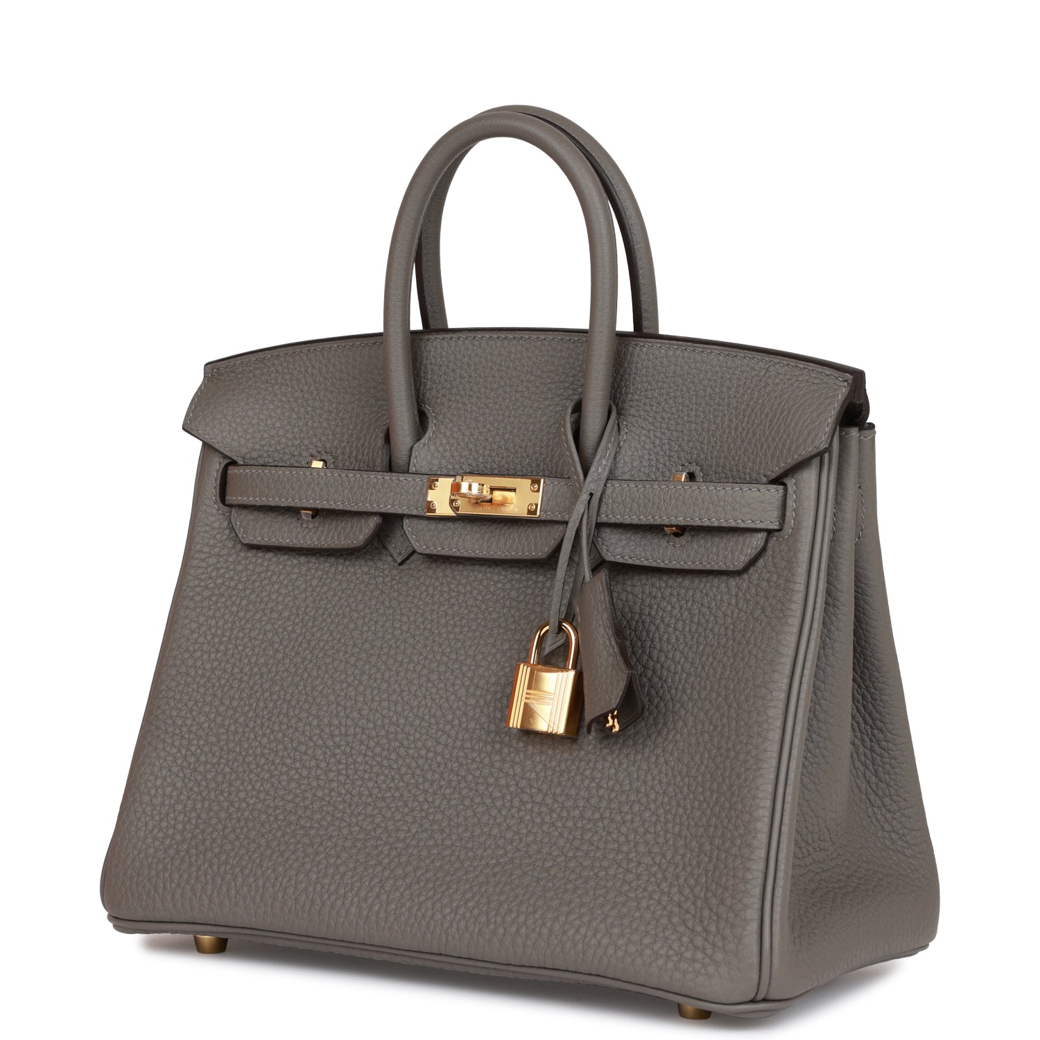 Hermès Birkin 25 Gris Meyer Togo Gold Hardware