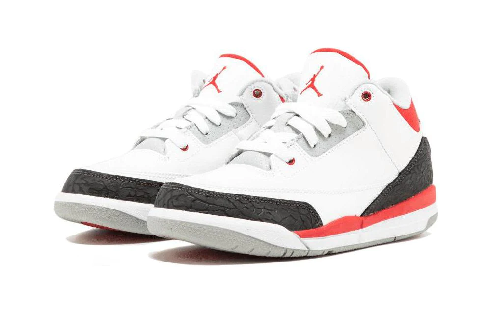 (PS) Air Jordan 3 Retro 'White Fire Red' 2013 429487-120