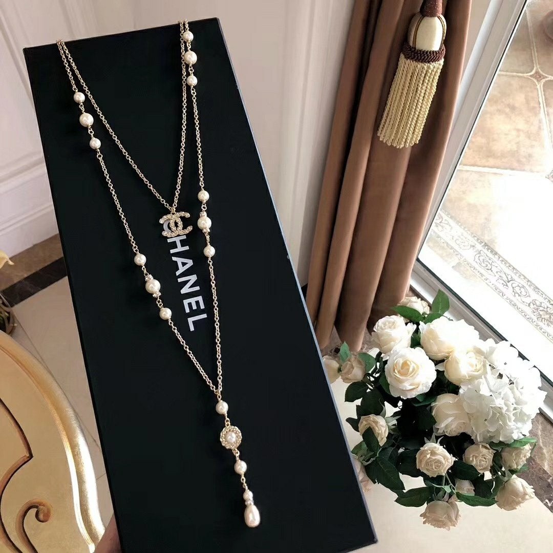 Fashion Double Pendant Necklace