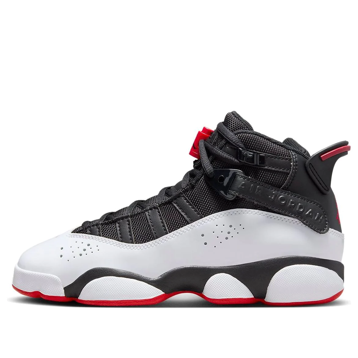 (GS) Air Jordan 6 Rings 'Black Varsity Red' 323419-067