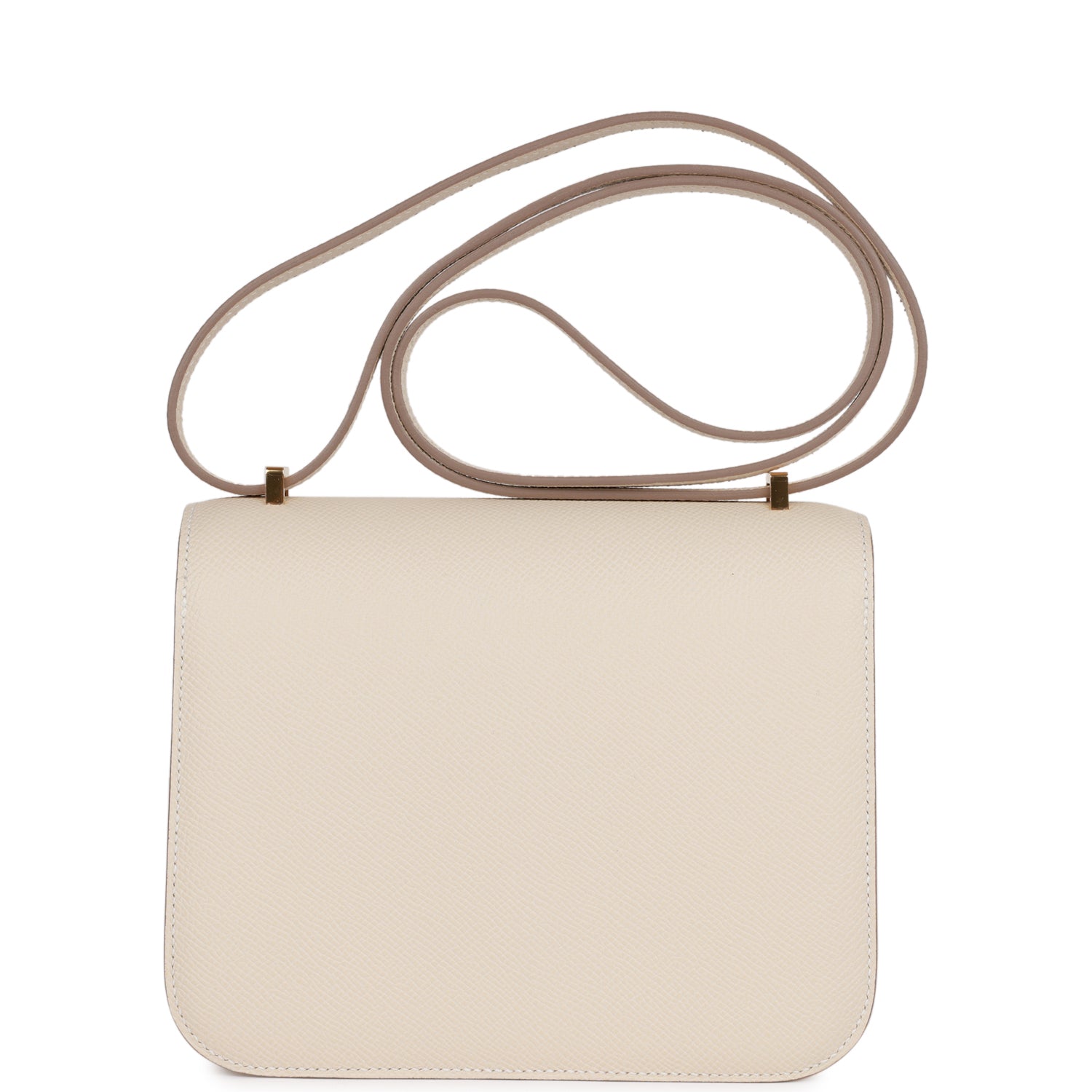 Hermès Constance 1-18 Craie Epsom Gold Hardware