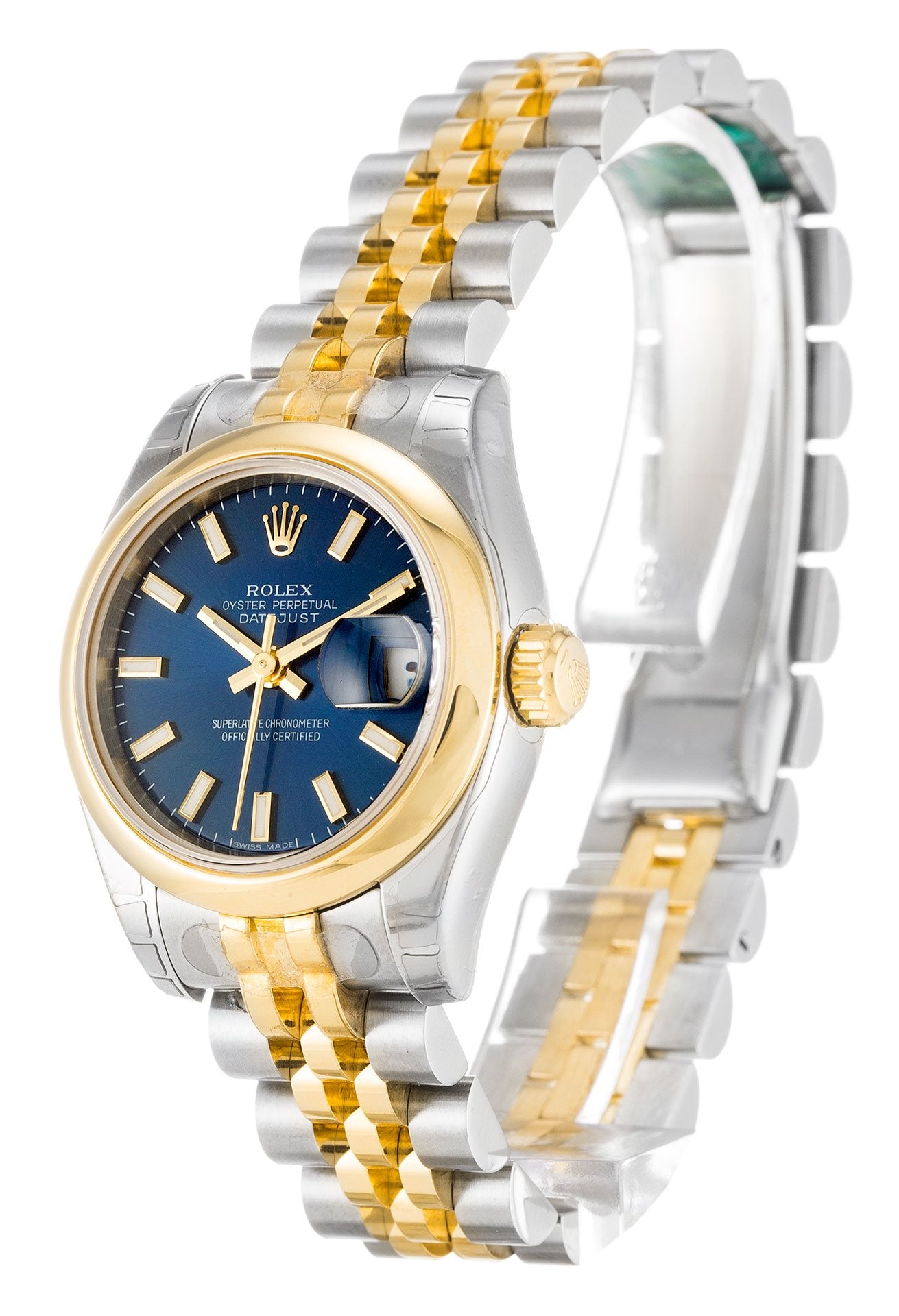 Replica Rolex Lady-Datejust 26mm Blue Dial 179163