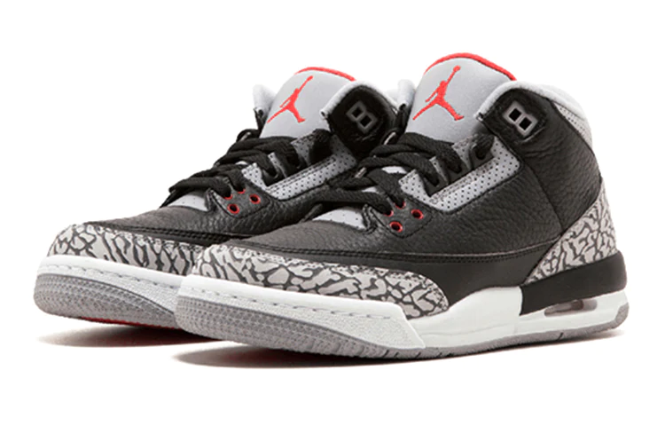 (GS) Air Jordan 3 Retro OG 'Black Cement' 2018 854261-001