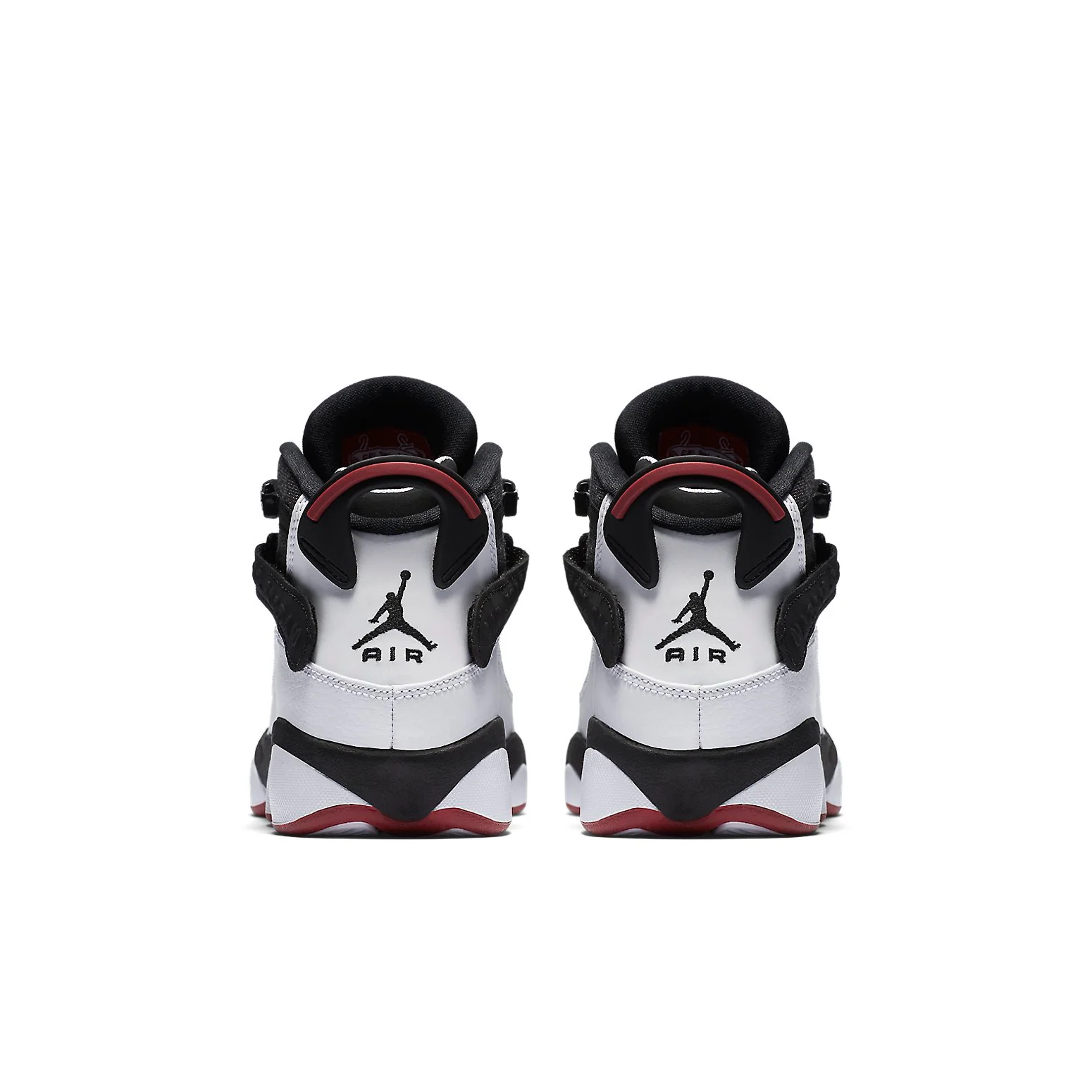 (GS) Air Jordan 6 Rings 'Black White Gym Red' 323419-012