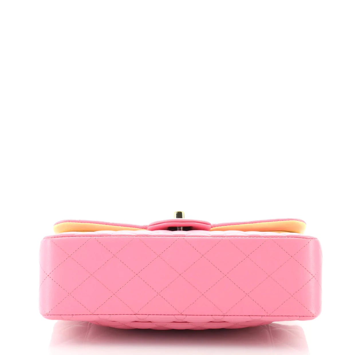 Classic Double Flap Bag Quilted Lambskin with Rainbow Hardware Small