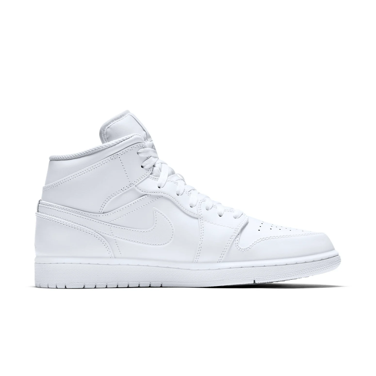 Air Jordan 1 Retro Mid 'White Pure Platinum' 554724-104