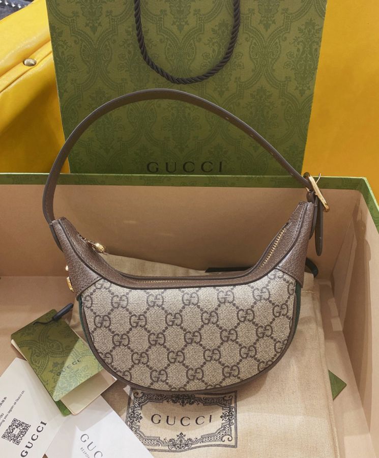 Gucci Ophidia GG Mini Bag 658551 Dark Coffee