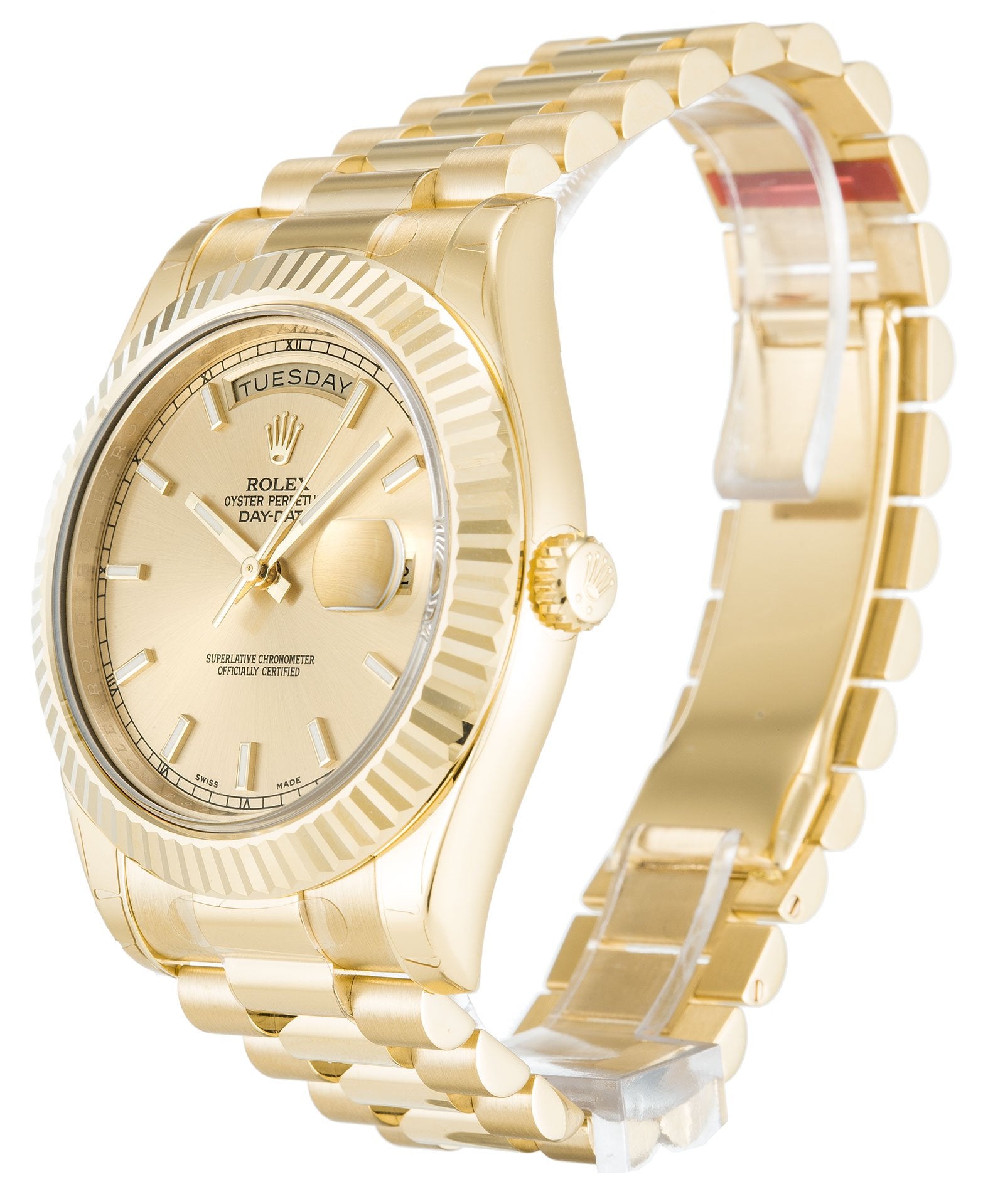 Replica Rolex Day-Date II 41mm Champagne Dial 218238