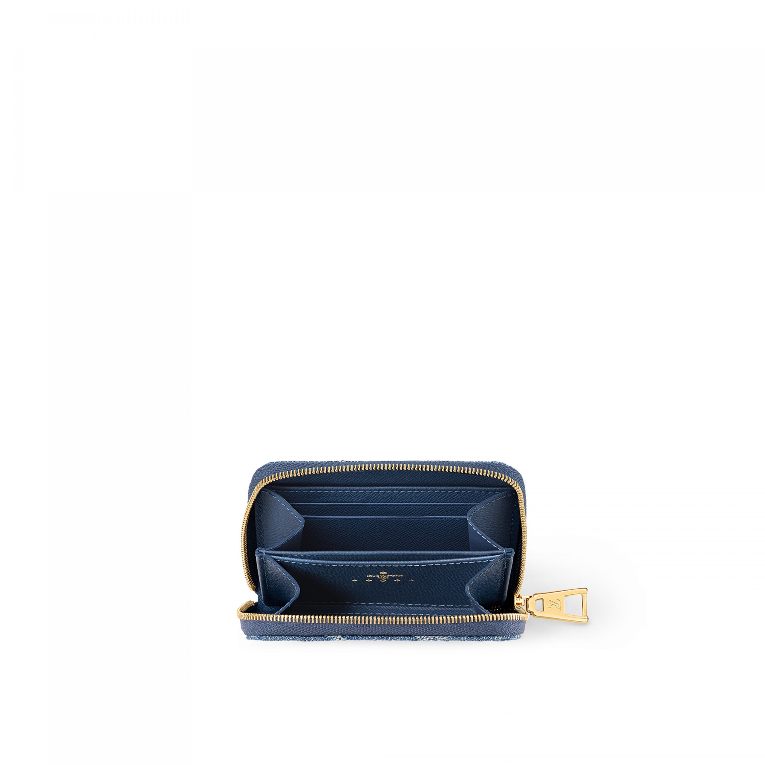 Louis Vuitton M82957 Zippy Coin Purse Denim Blue