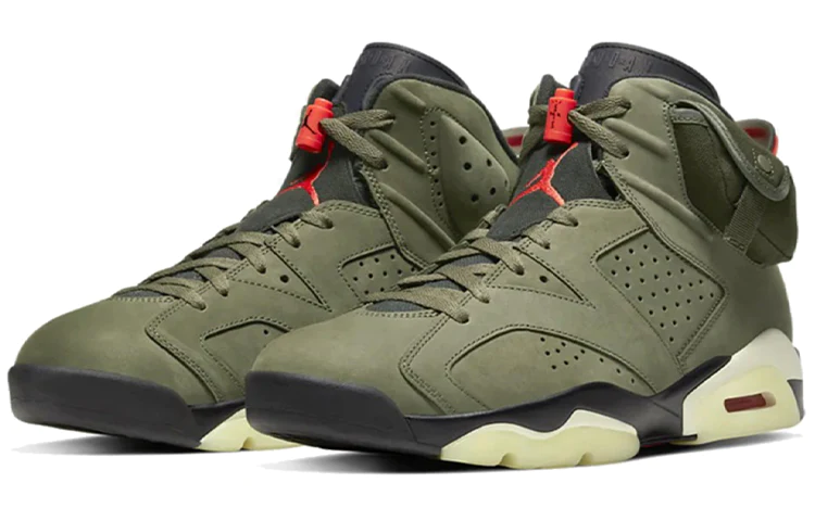 Travis Scott x Air Jordan 6 Retro 'Olive' CN1084-200