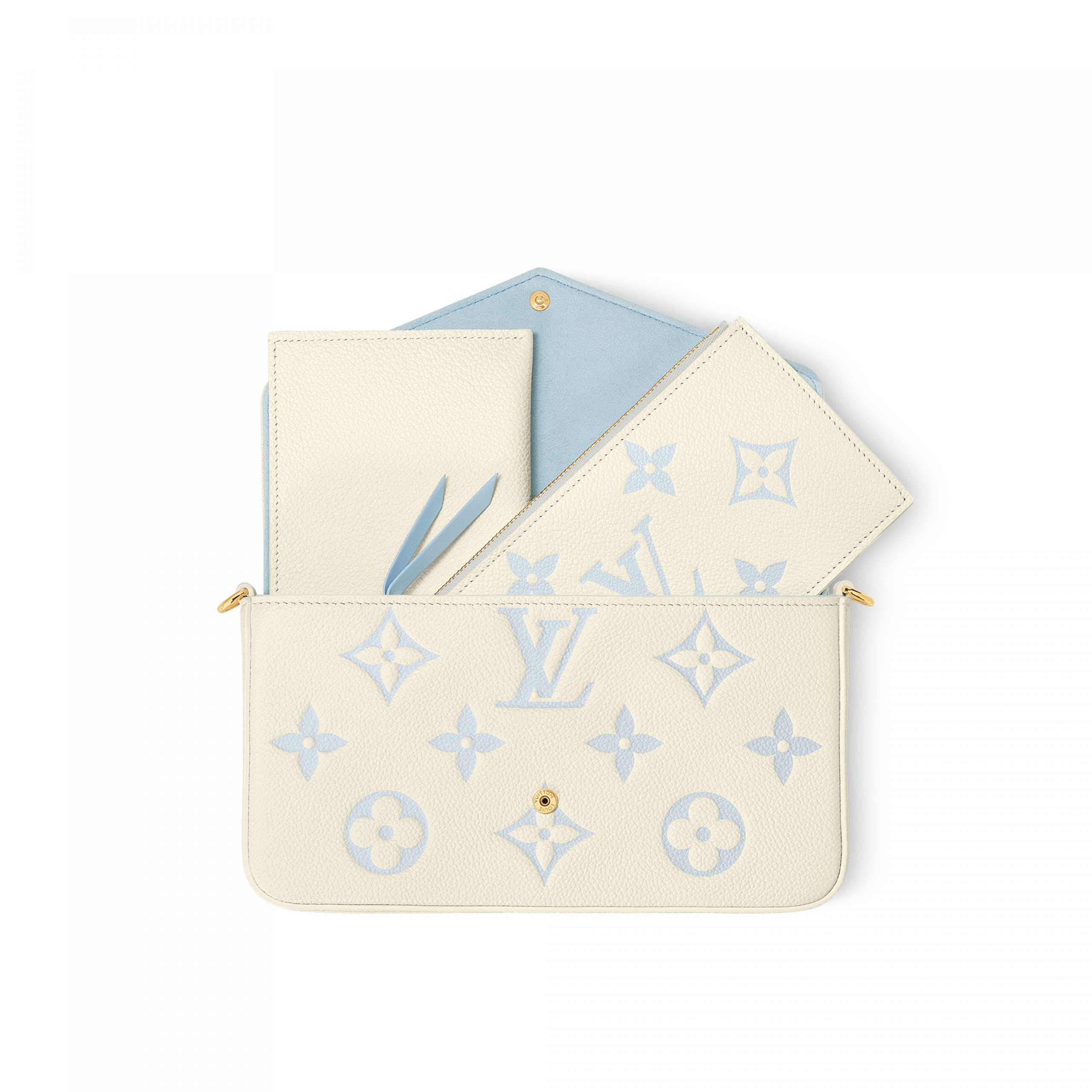 Louis Vuitton M83025 Félicie Pochette Candy Blue