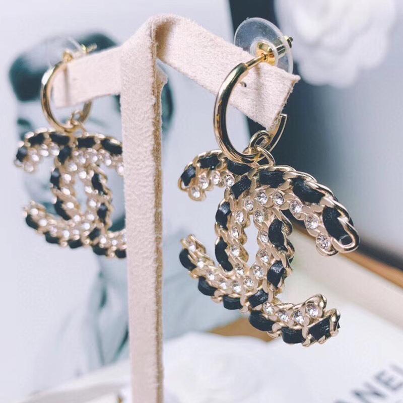 Fashion Crystal Big Earrings