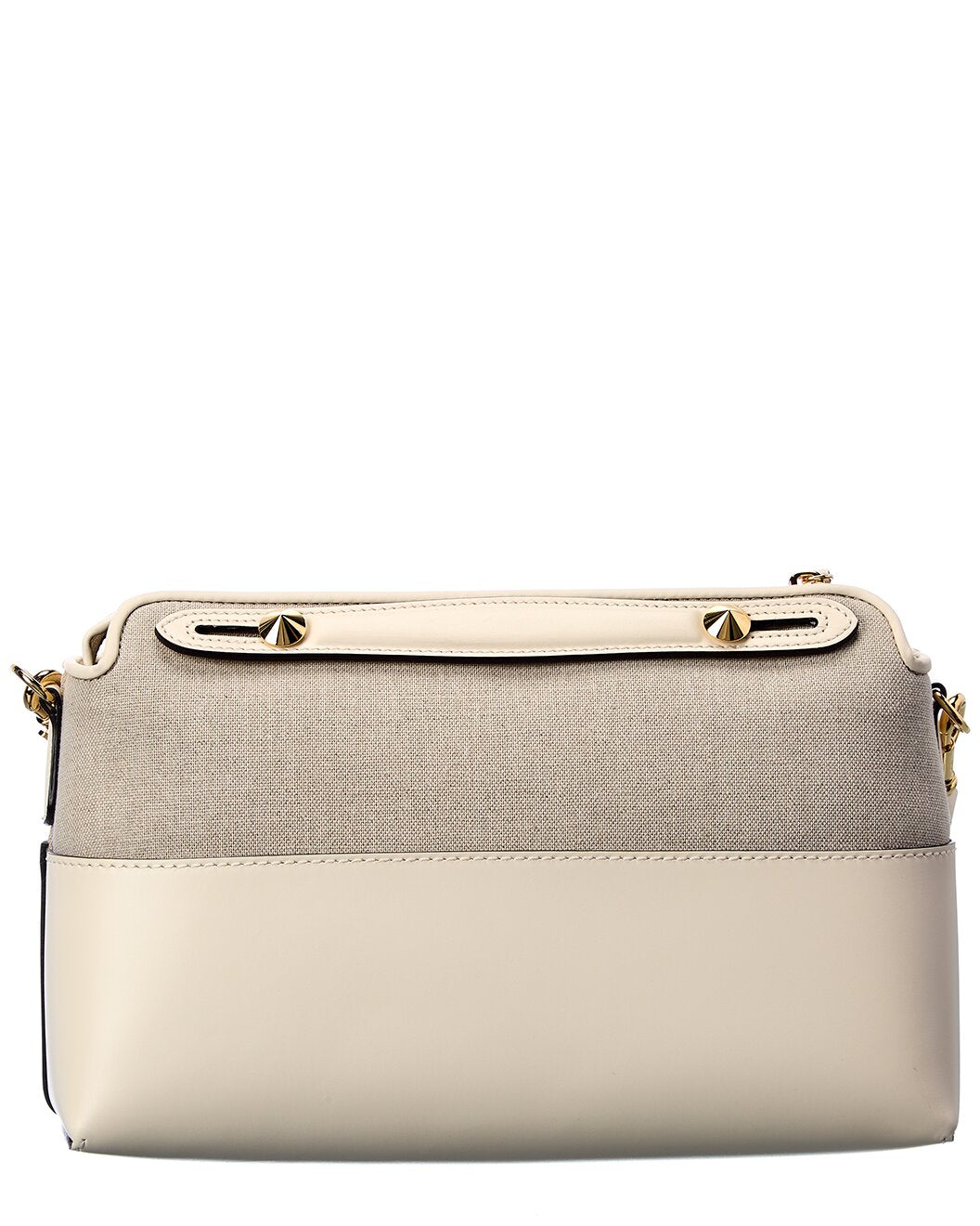 Fendi By The Way Medium Canvas & Leather Shoulder Bag