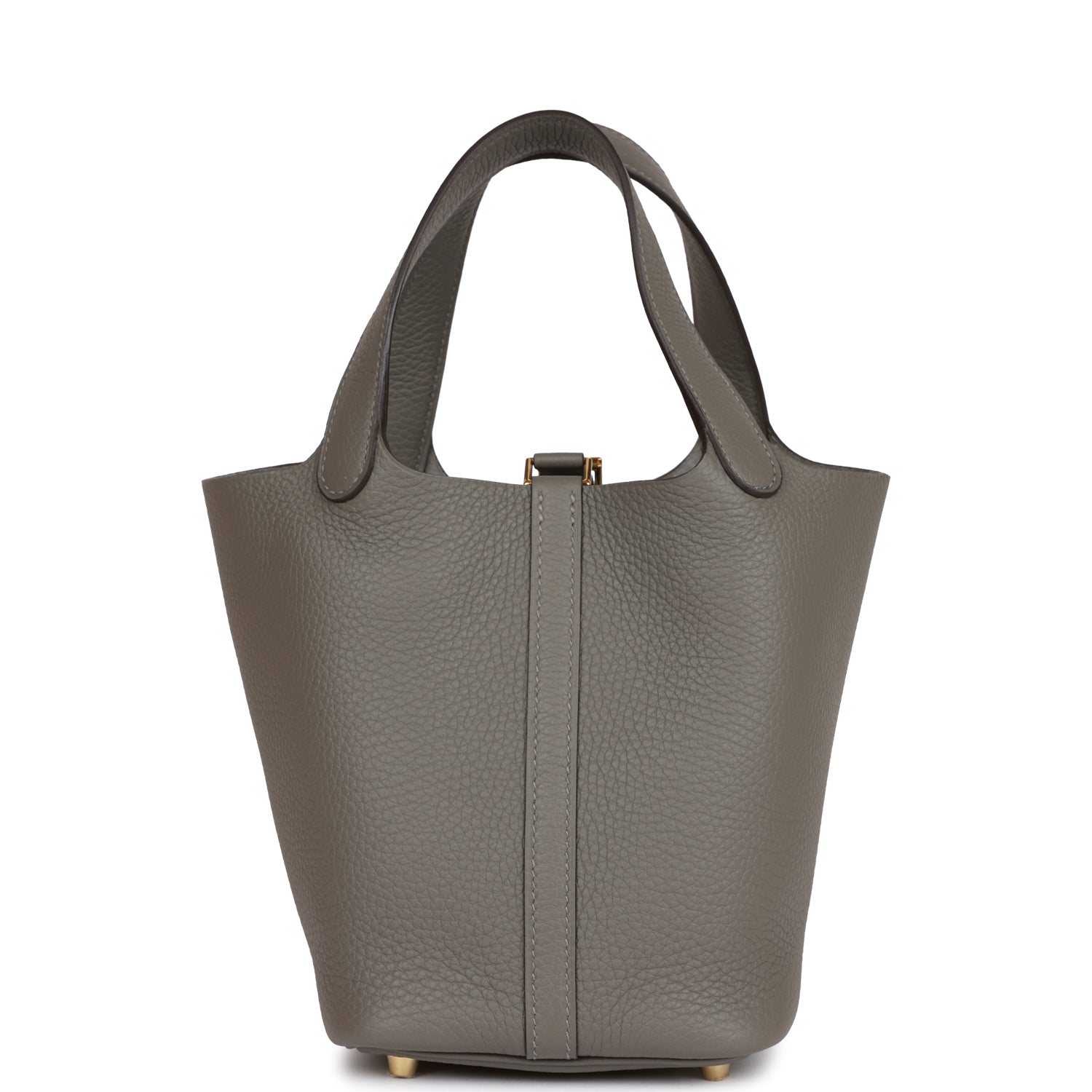 Hermès Picotin Lock 18 Gris Meyer Clemence Gold Hardware
