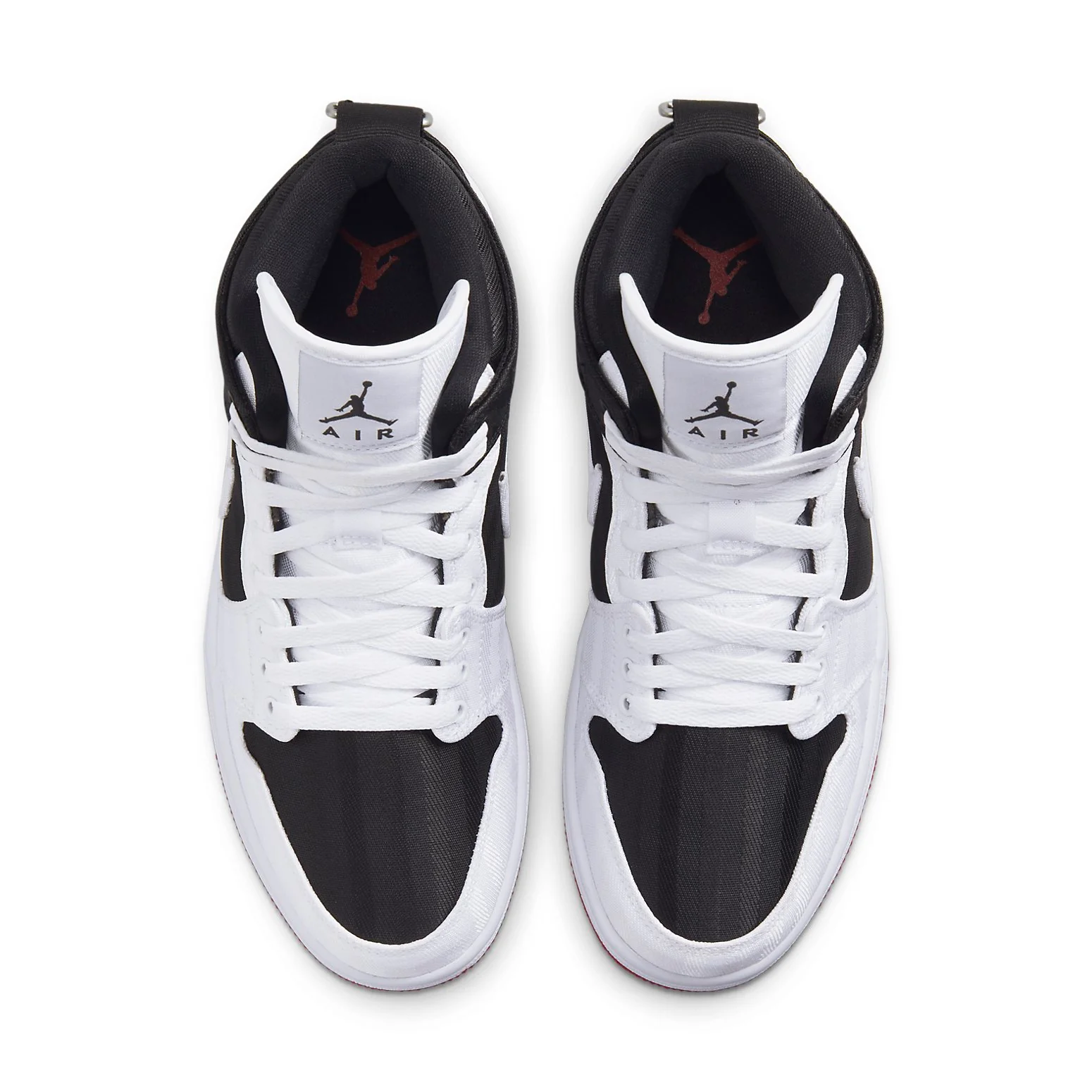 (WMNS) Air Jordan 1 Mid SE Utility 'White Black Gym Red' DD9338-016