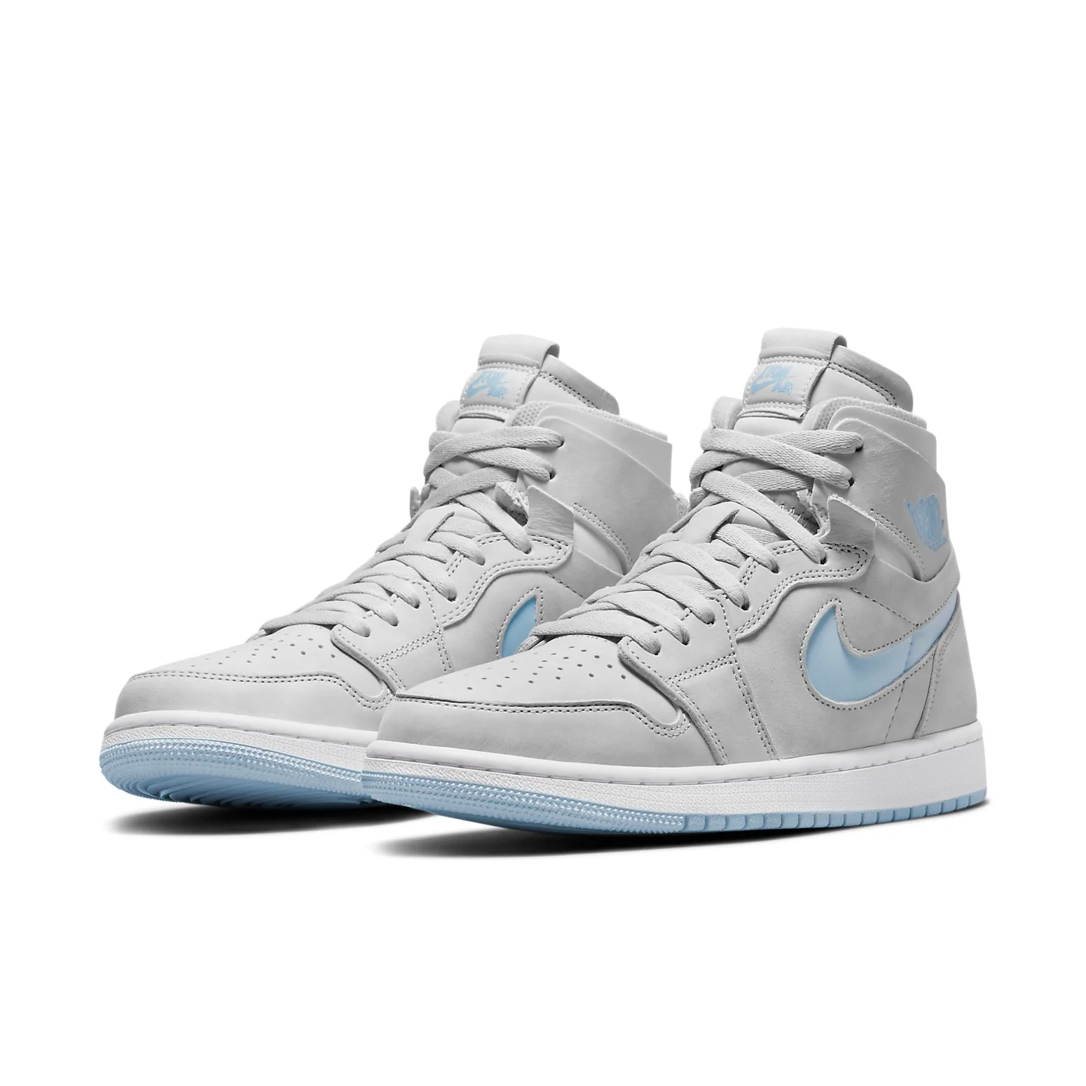 (WMNS) Air Jordan 1 High Zoom Comfort 'Cool Grey Light Blue' CT0979-004