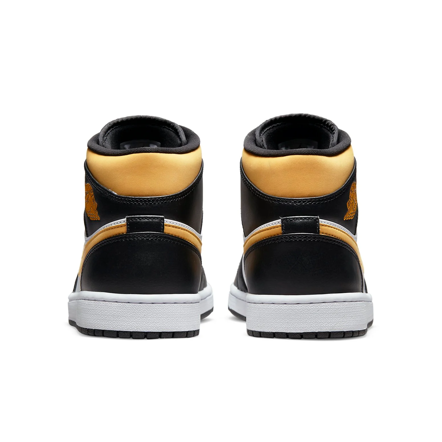 Air Jordan 1 Mid 'Black University Gold' 554724-177
