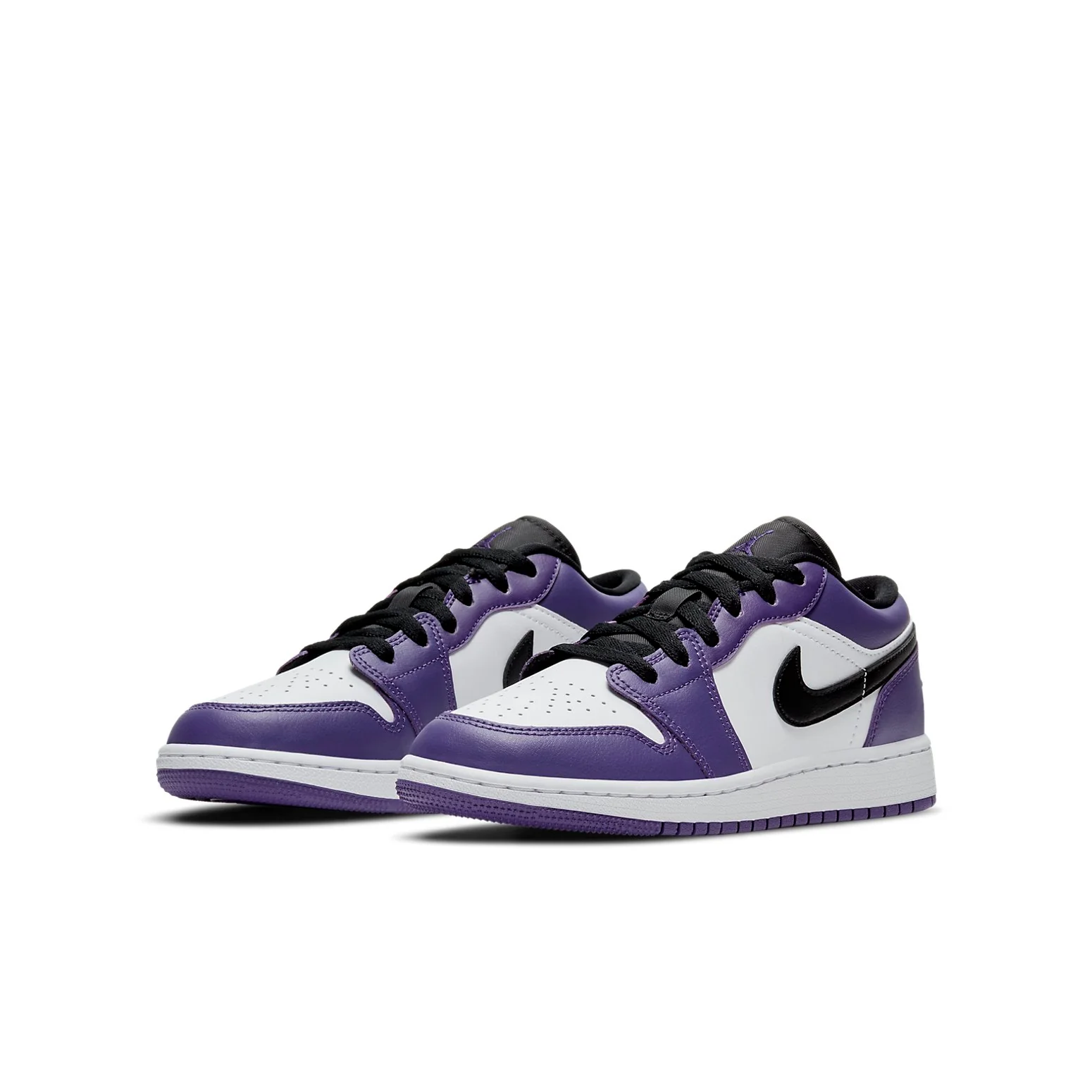(GS) Air Jordan 1 Low 'Court Purple' 553560-500