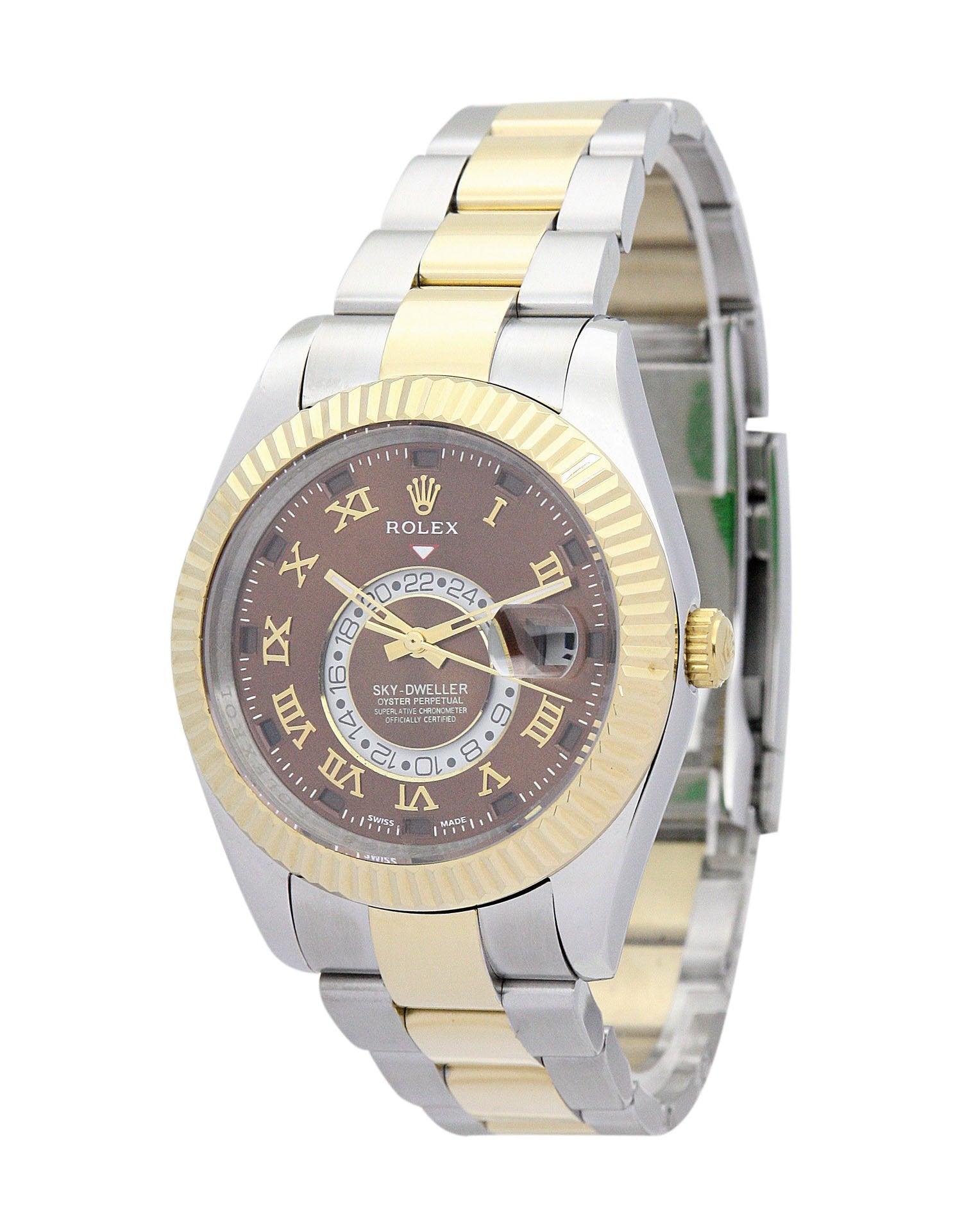 Replica Rolex Sky-Dweller 42mm Brown Dial 326938-2