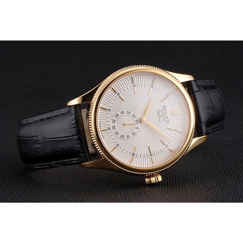Superclone Rolex Cellini 38mm White Dial REP016810