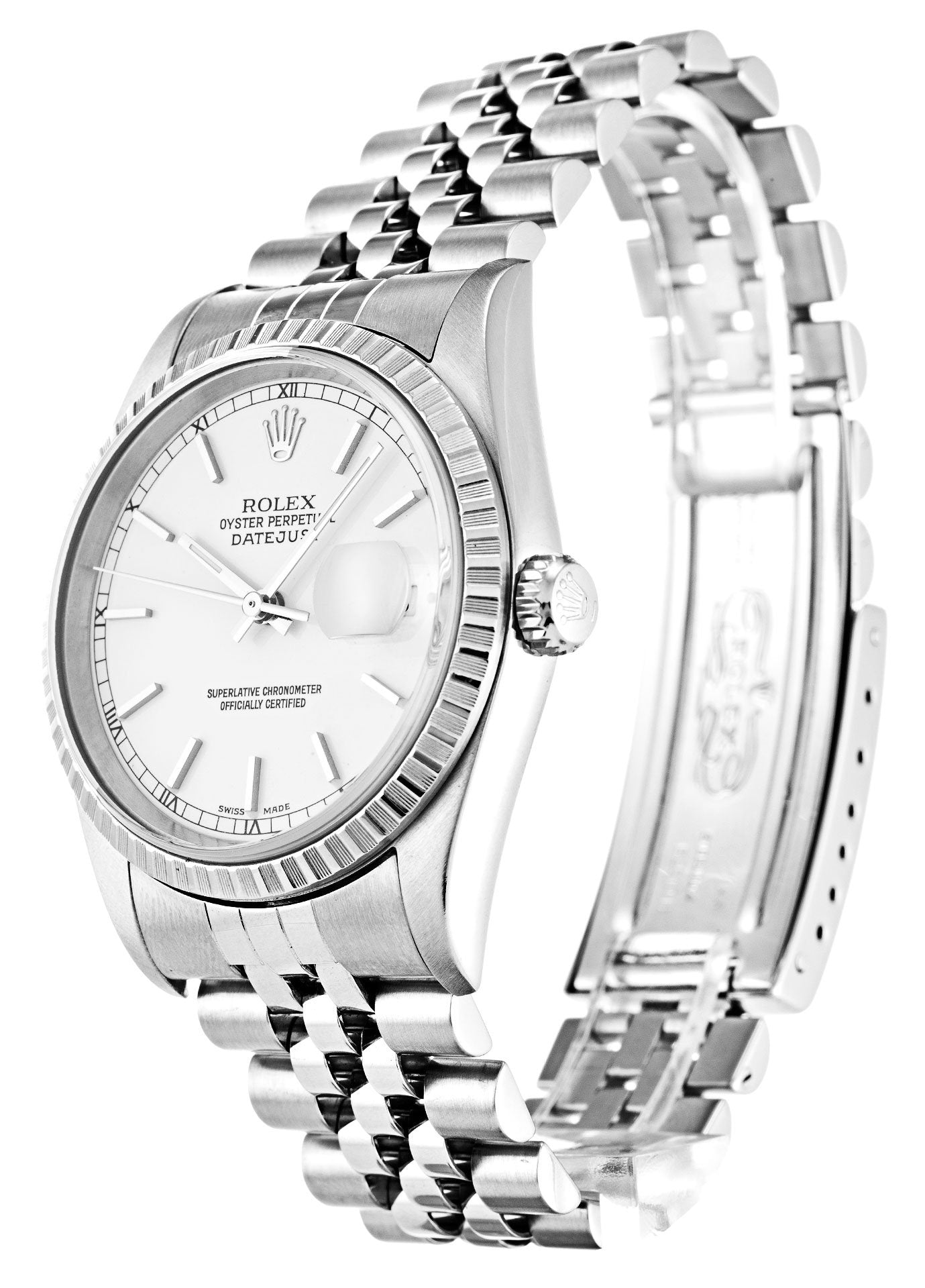 Rolex Datejust White Dial 16220